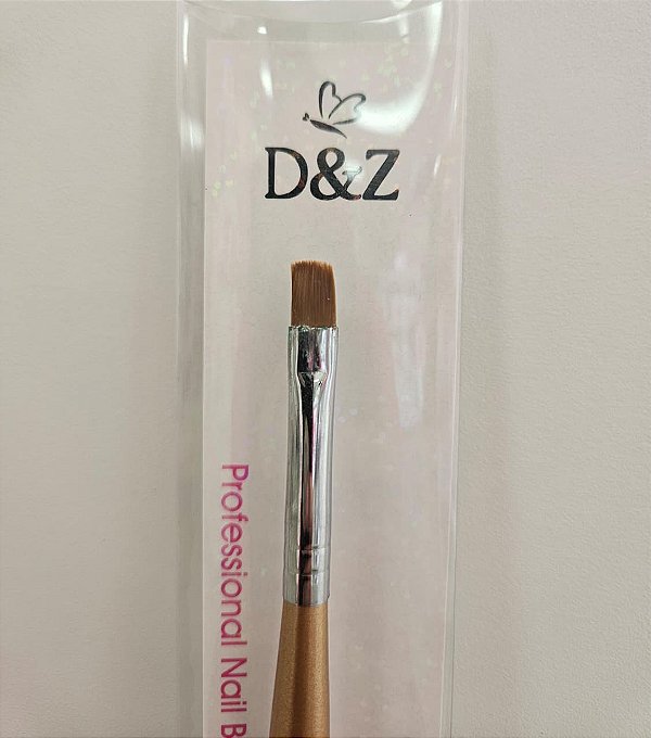 PINCEL LINGUA DE GATO Nº8 DOURADO D&Z