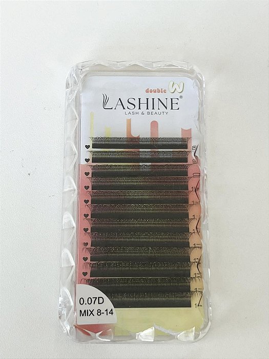 CILIOS  LASHINE 0,07D 3D DUPLO MIX 8-14MM