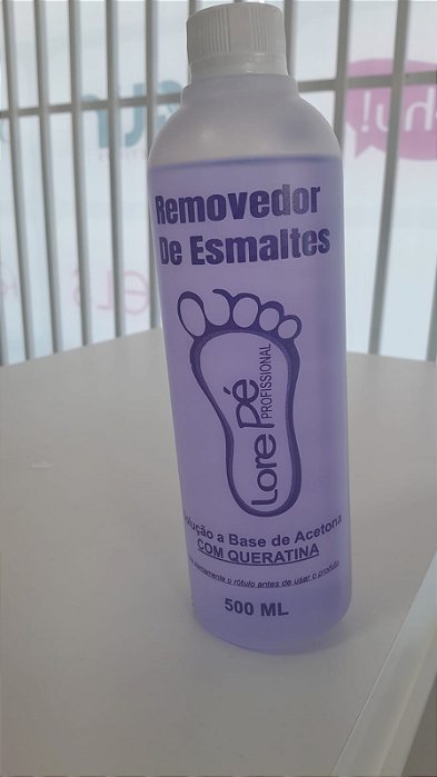 REMOVEDOR DE ESMALTES LORE PÉ