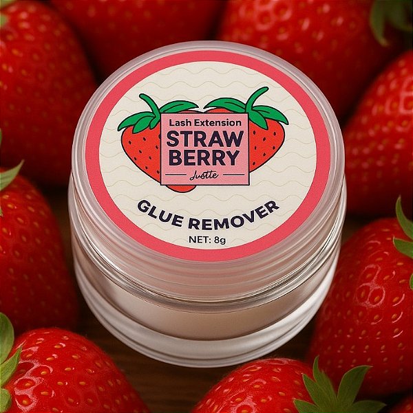 REMOVEDOR DE CILIOS GLUE MORANGO