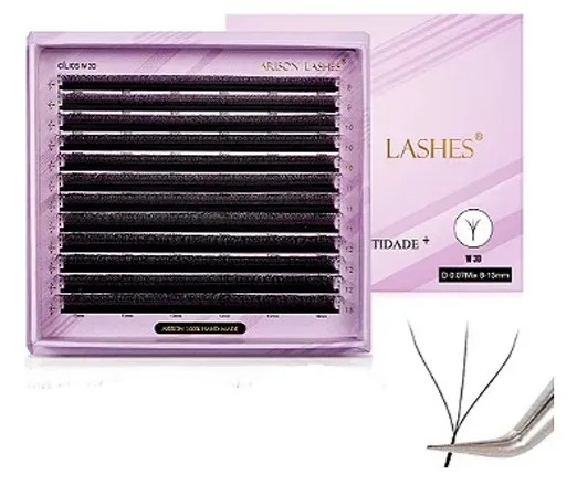 CILIOS ARISON LASHES 3DW 0.07D MIX 8-13