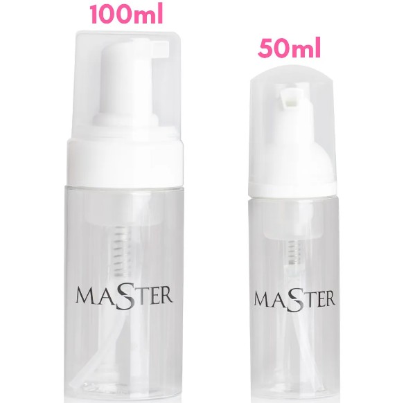 PUMP ESPUMADOR MASTER 100ML TRANSPARENTE
