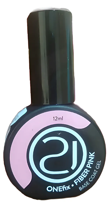 NAILS 21 ONEFIX CAPA BASE - FIBER PINK - 12ml