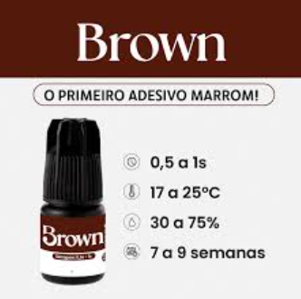 COLA PARA EXTENSAO DE CILIOS BEAUTIFY PRO BROWN - 3G