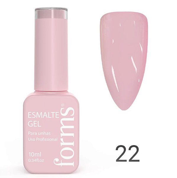 ESMALTE EM GEL FORMS N°22 10ML