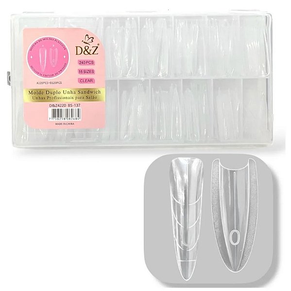 MOLDE F1 SANDUICHE 15 TAMANHOS MANDORLA D&Z 240PCS