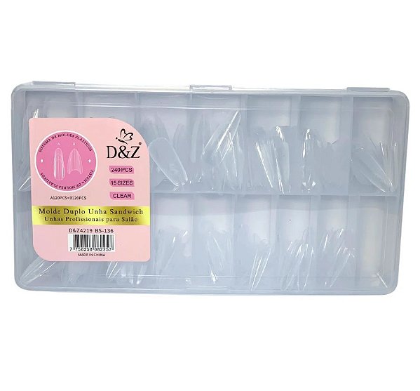 MOLDE F1 SANDUICHE 15 TAMANHOS STILETTO D&Z 240PCS