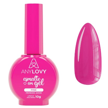 ESMALTE GEL PINK PRIMEIRO AMOR ANYLOVY 10G