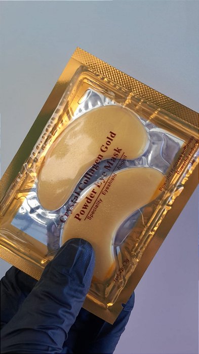 PADS UNITARIO CRYSTAL COLLAGEN GOLD DOURADO