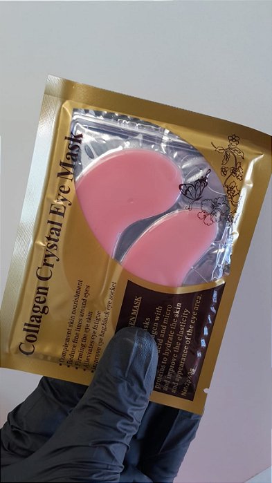 PADS UNITARIO COLLAGEN CRYSTAL EYE MASK ROSA