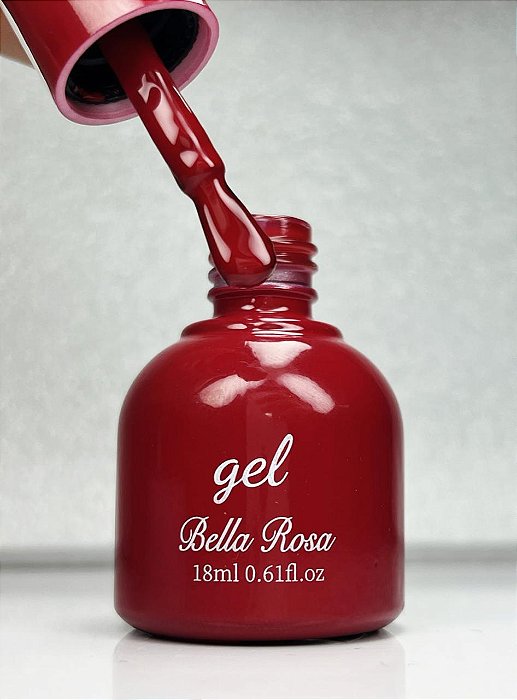ESMALTE EM GEL COLEÇÃO WONDER VERMELHO Nº5 BELLA ROSA