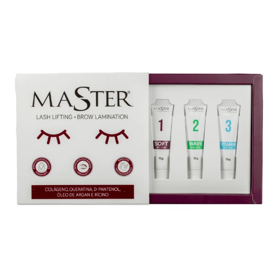 KIT LASH LIFTING E BROW LAMINATION 15G MEDIO MASTER