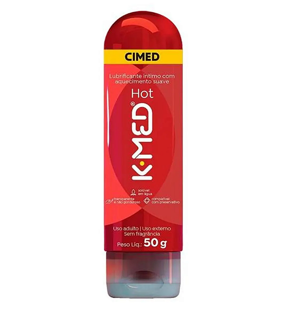 GEL LUBRIFICANTE K-MED HOT 50G CIMED