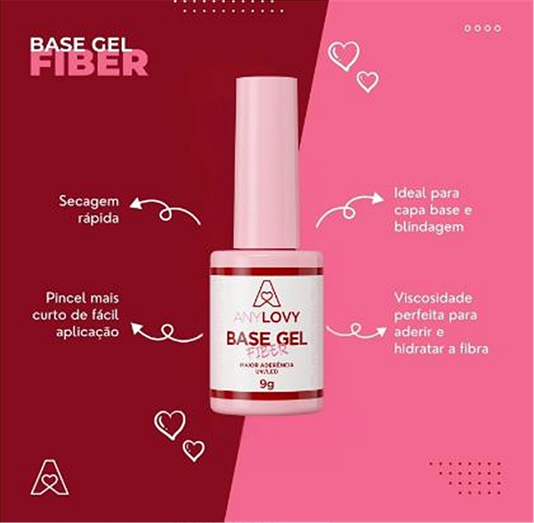 BASE GEL FIBER 9ML ANY LOVY