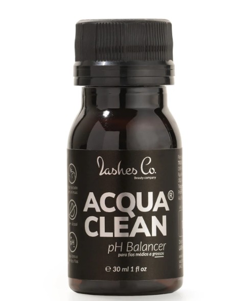 ACQUA CLEAN PH BALANCER PARA FIOS MÉDIOS E GROSSOS 30ML LASHES CO
