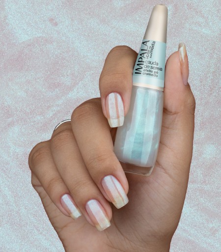 ESMALTE IMPALA CAUDA DE SEREIA EFEITO PO CROMADO