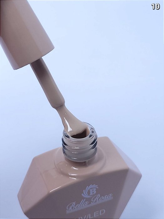 ESMALTE EM GEL COLEÇÃO DIAMANTE Nº10 BELLA ROSA 20ML