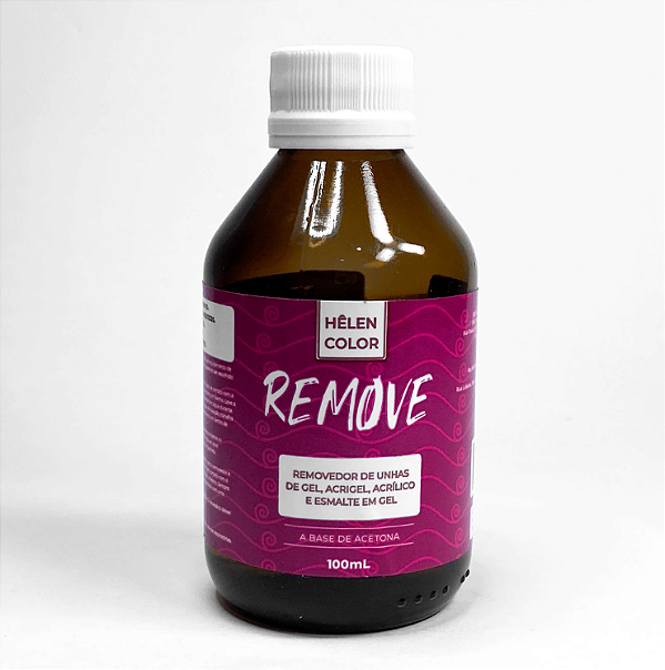 REMOVEDOR DE ALONGAMENTO E ESMALTE EM GEL HELEN COLOR 100ML