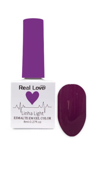 ESMALTE EM GEL COLEÇÃO CORAÇÃO Nº107 8ML REAL LOVE