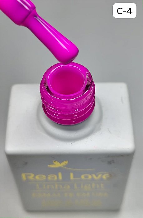 ESMALTE EM GEL COLEÇÃO "C4" 10ML REAL LOVE