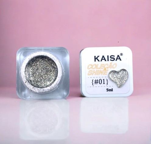 PAINT GEL SHINE KAISA PRATA Nº01 5ML