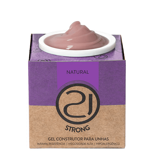 GEL ECOLINE STRONG NATURAL 34G LIVRE DE HEMA E TPO NAILS 21