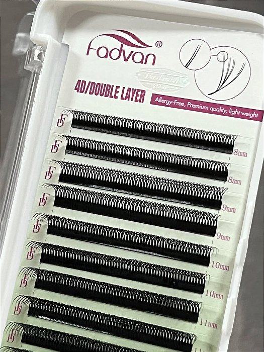 CILIOS 4DW DUPLO FADVAN 0.07D MIX 8MM AO 12MM