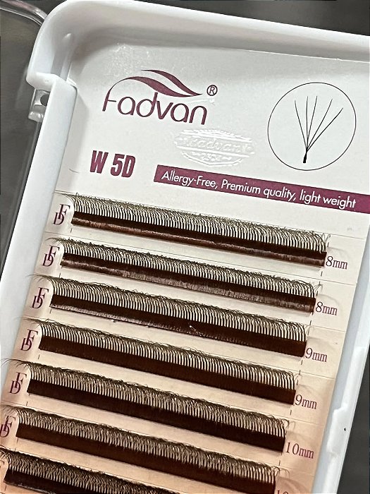 CILIOS MARROM FADVAN W5D 0,07D MIX 8MM AO 12MM