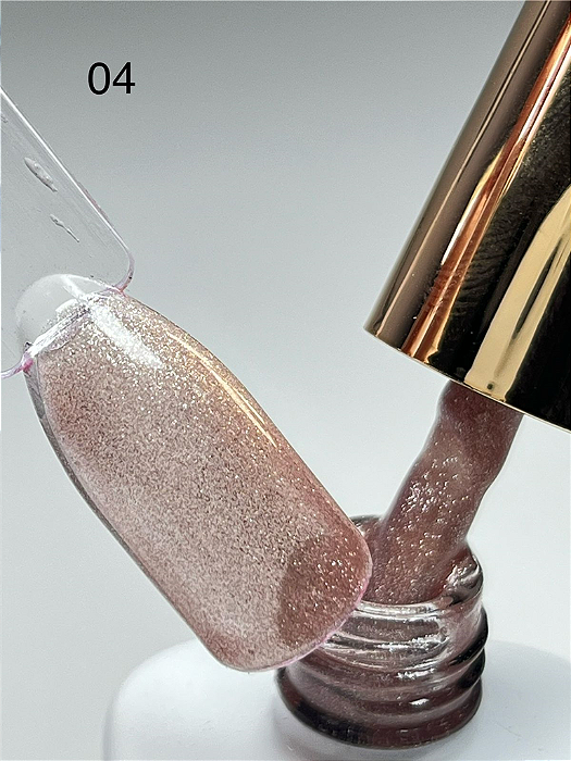 ESMALTE EM GEL MAGNÉTICO COLEÇÃO ROSE LOVE Nº04 - 10ML DAFU