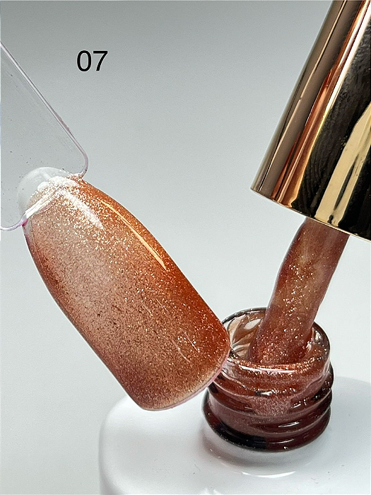 ESMALTE EM GEL MAGNÉTICO COLEÇÃO ROSE LOVE Nº07 - 10ML DAFU