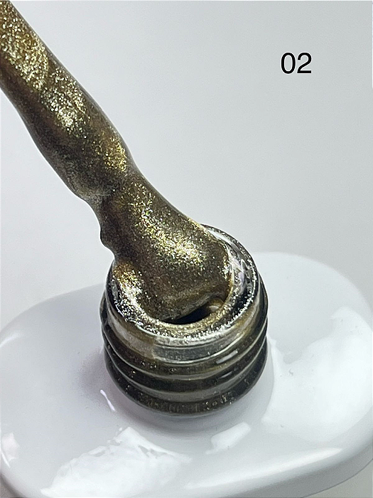 ESMALTE EM GEL MAGNÉTICO COLEÇÃO GOLDEN Nº02 - 10ML DAFU