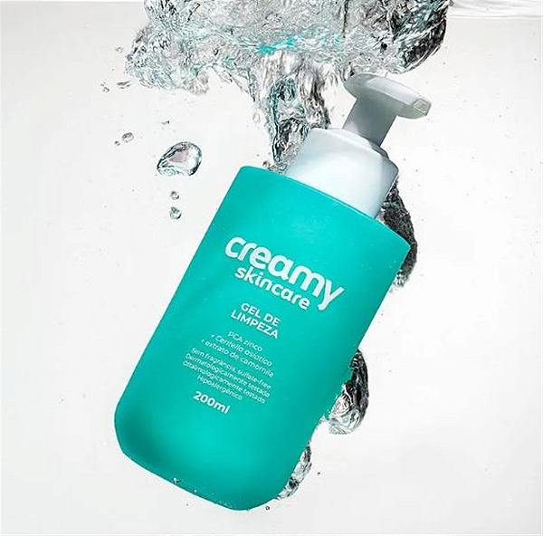 GEL DE LIMPEZA - PCA ZINCO - CENTELLA ASIATICA - EXTRATO DE CAMOMILA 200ML