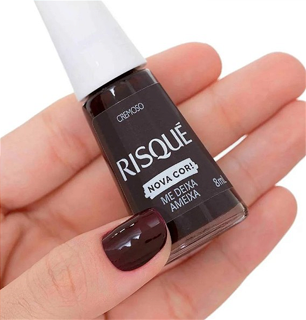 ESMALTE TRADICIONAL RISQUE ME DEIXA AMEIXA