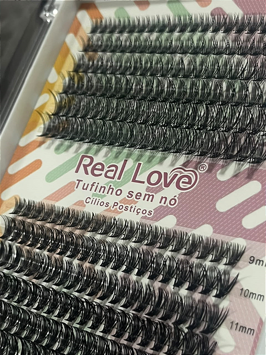 CILIOS TUFINHO 30P E 40P 0.07D MIX 9-14 SEM NO REAL LOVE