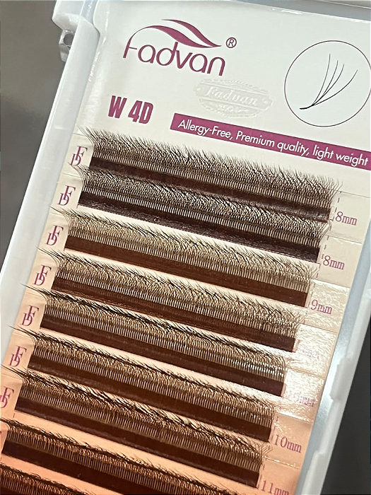 CILIOS MARROM FADVAN W4D 0,07M MIX 8MM AO 12MM