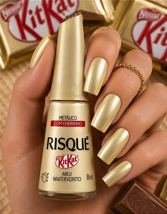ESMALTE RISQUE KITKAT MEU WAFERVORITO 8ML