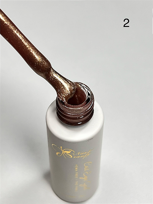 ESMALTE EM GEL MAGNETICO CAT EYE NICE BEAUTY N°02