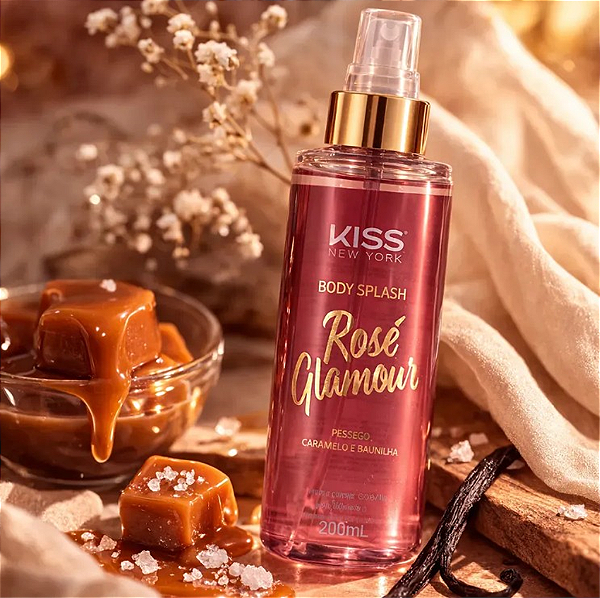 BODY SPLASH KISS ROSE GLAMOUR 200ML