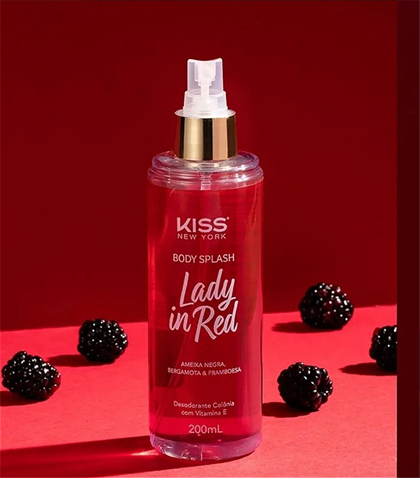 BODY SPLASH KISS LADY IN RED 200 ML