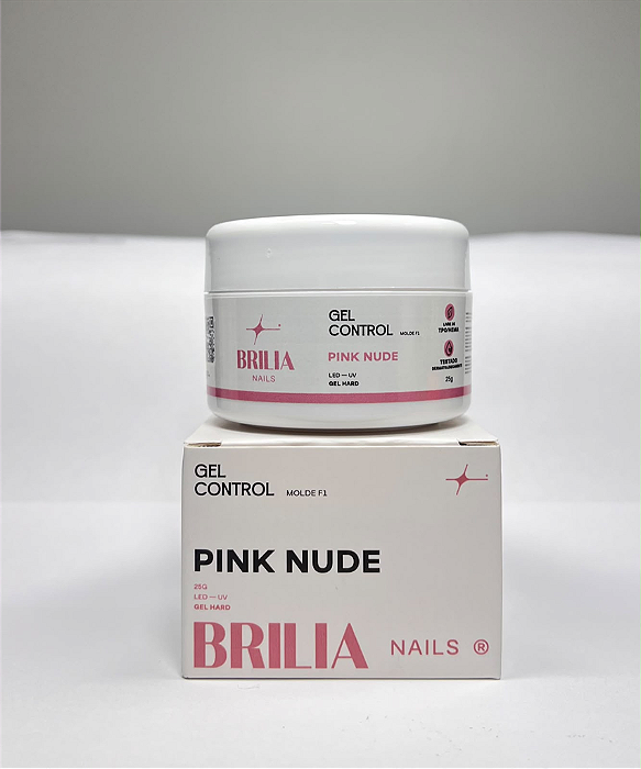 GEL PINK NUDE CONTROL 25G BRILIA NAILS