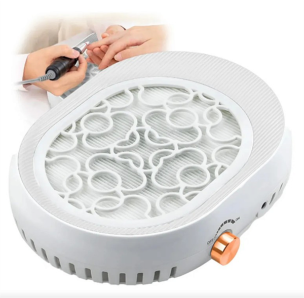COLETOR NAIL DUST BELLA ROSA BRANCO 4500RPM