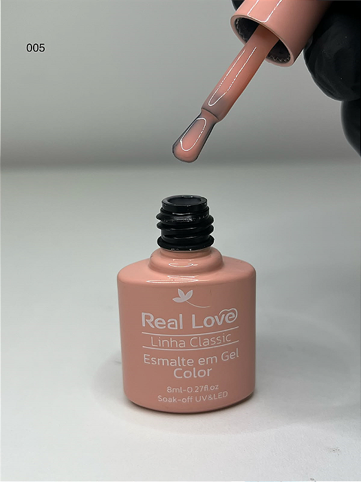 ESMALTE EM GEL LINHA CLASSIC N°05 - REAL LOVE 8ML