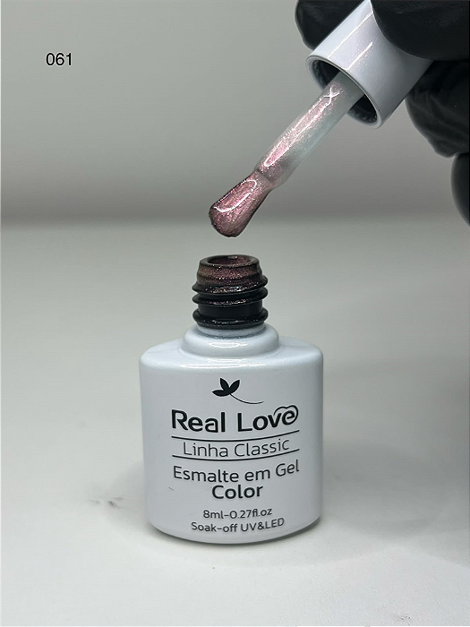 ESMALTE EM GEL LINHA CLASSIC N°61 - REAL LOVE 8ML