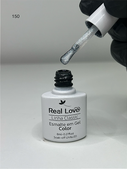 ESMALTE EM GEL TONS DE BRANCO N°150 - REAL LOVE 8ML
