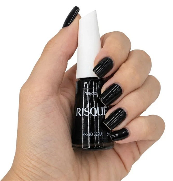 ESMALTE RISQUE PRETO SEPIA 8ML