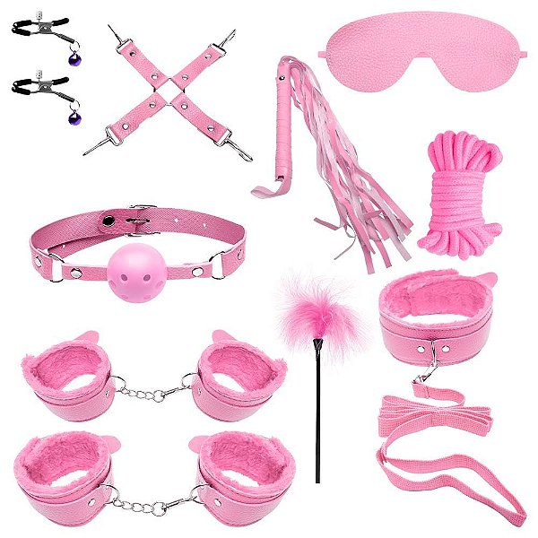 KIT SADO LUXUOSO ROSA