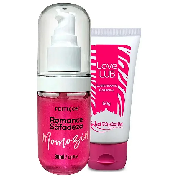 KIT PROMOCIONAL COM ROMANCE COM SAFADEZA E LOVE LUB NEUTRO