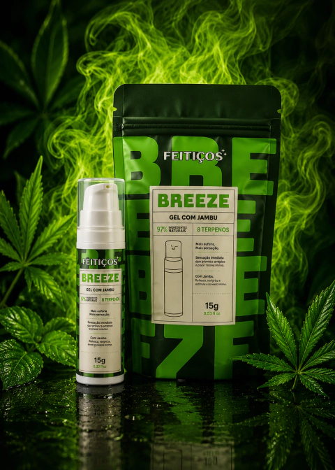 Breeze Gel Vibrante Com Extrato De Jambu