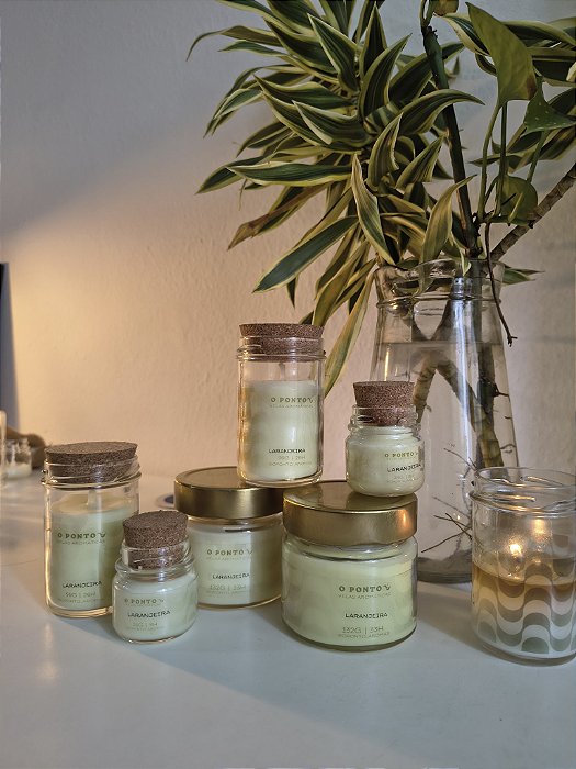 Vela Aromática Laranjeira – O Ponto Aromas