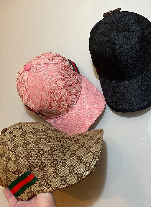 Bonés Gucci logo - PRONTA ENTREGA